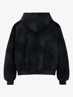 Vintage Washed Tie-Dye Zip Up Hoodie & Barrel Sweatpants Tracksuit