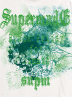 Gothic Skull Spider Web Graphic Hoodie