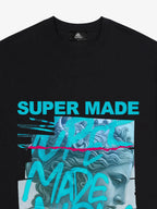 precipice Blue Art Graffiti Pattern T-Shirt
