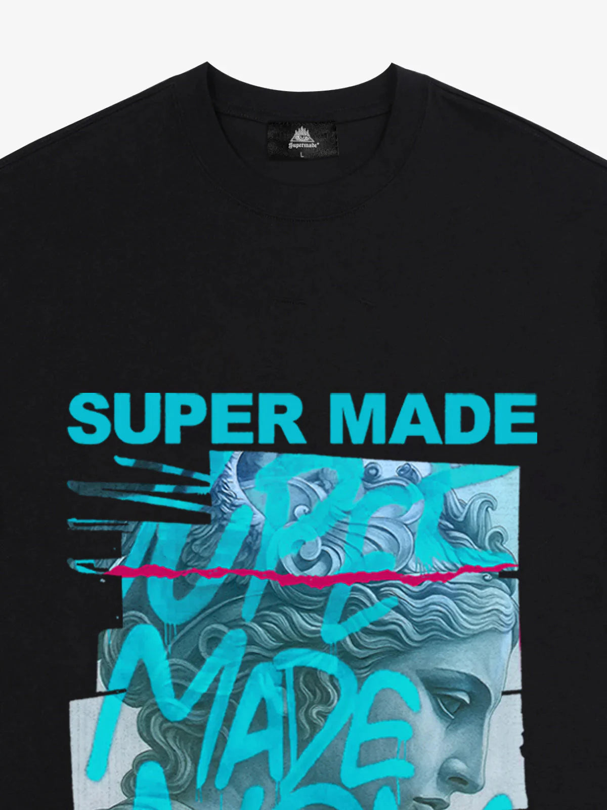 precipice Blue Art Graffiti Pattern T-Shirt