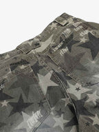 Camouflage Machete RO Star Wide-Leg Jeans
