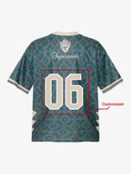 Retro Baroque Pattern Jersey T-Shirt