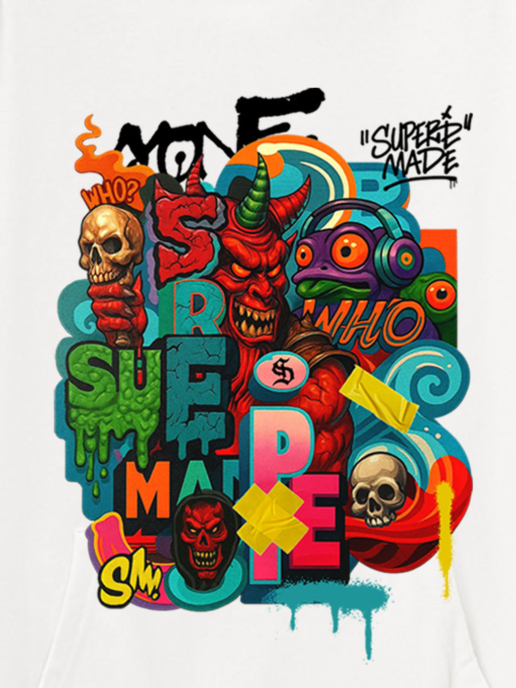 Theprecipice Devil Street Graffiti Carnival Hoodie