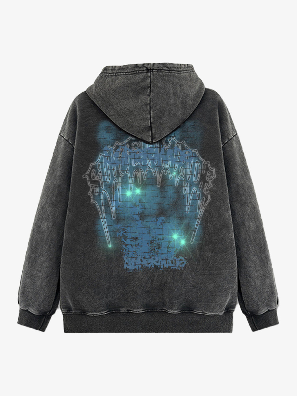 Gothic Skull Graphic Hoodie