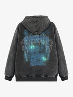 Gothic Skull Graphic Hoodie