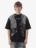 3D Trompe L’Oeil Graphic Short Sleeve T-Shirt - 2610