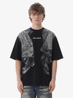 3D Trompe L’Oeil Graphic Short Sleeve T-Shirt - 2610