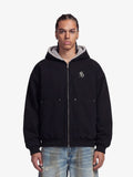 Theprecipice Fur Hooded Zip Up Quilted Jacket - 2510