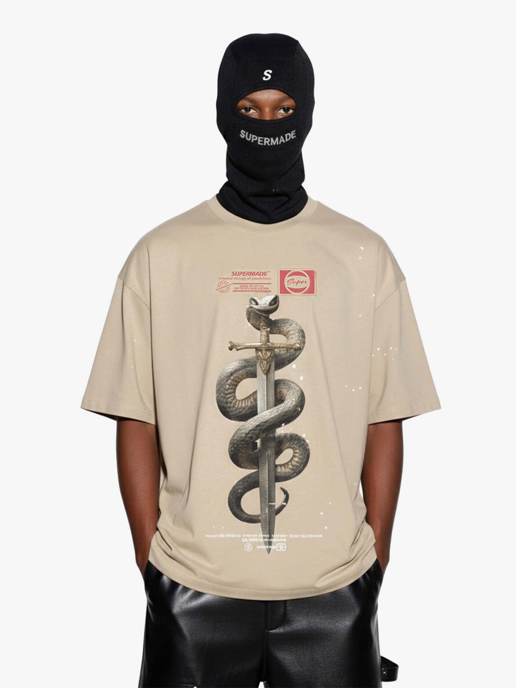 Snake and Sword Graphic T-Shirt