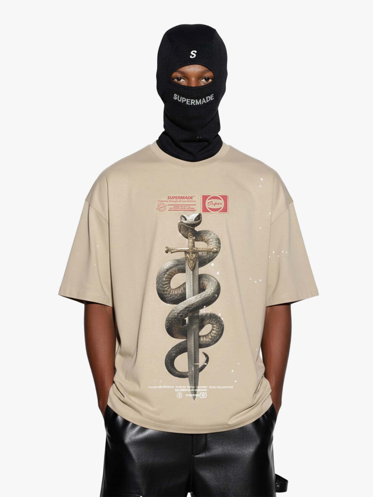 Snake and Sword Graphic T-Shirt