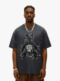 Spiked Bear Graphic T-Shirt