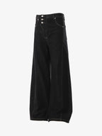 Reverse-Stitched Multi-Button Jeans