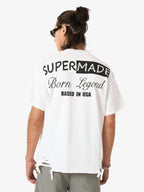 Retro Letter Lip Graphic T-Shirt