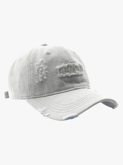 1989 Embroidery Distressed Denim Baseball Cap