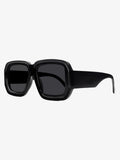 Retro Square Frame Wide Temple Sunglasses