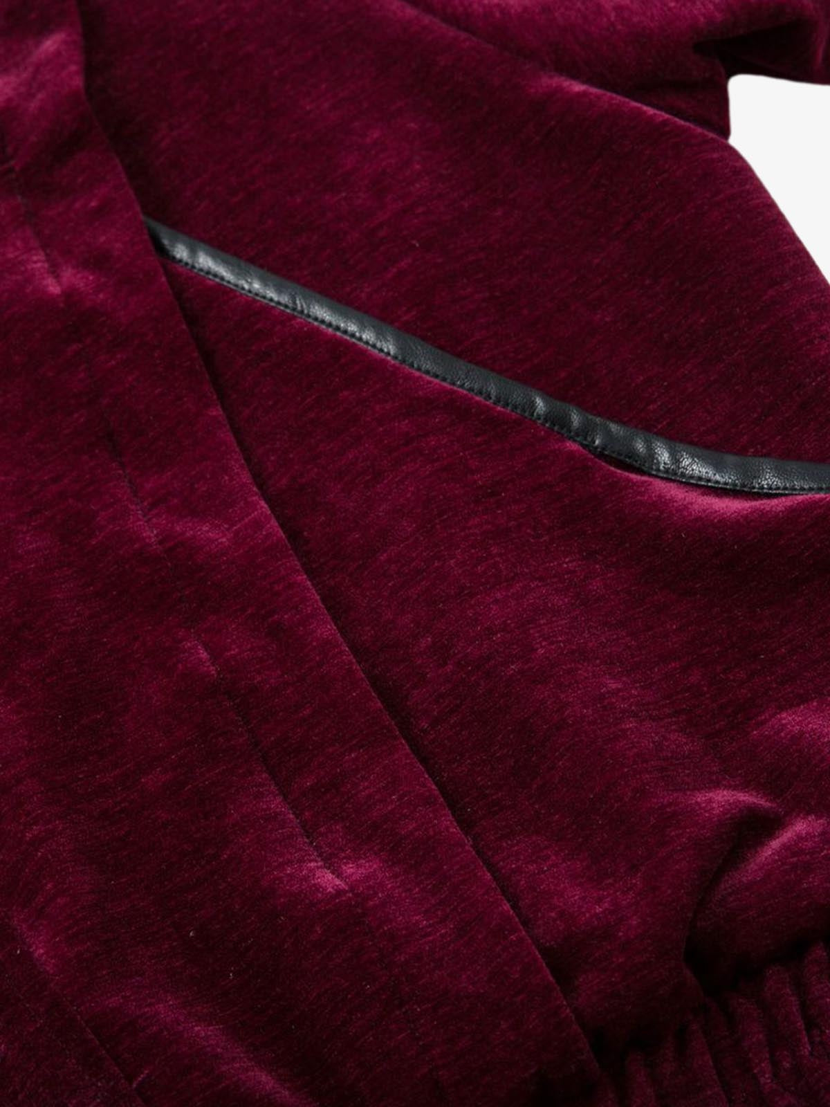 Retro Velvet Luxury Lapel Jacket