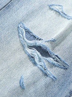Denim Ripped Washed Distressed Jeans - 2503