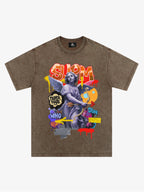 Retro Angel Statue Graffiti T-Shirt