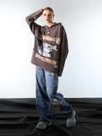 Distressed Thorn Destruction Painting Hoodie