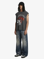 Fun Graphic Print Boxy Silhouette T-Shirt