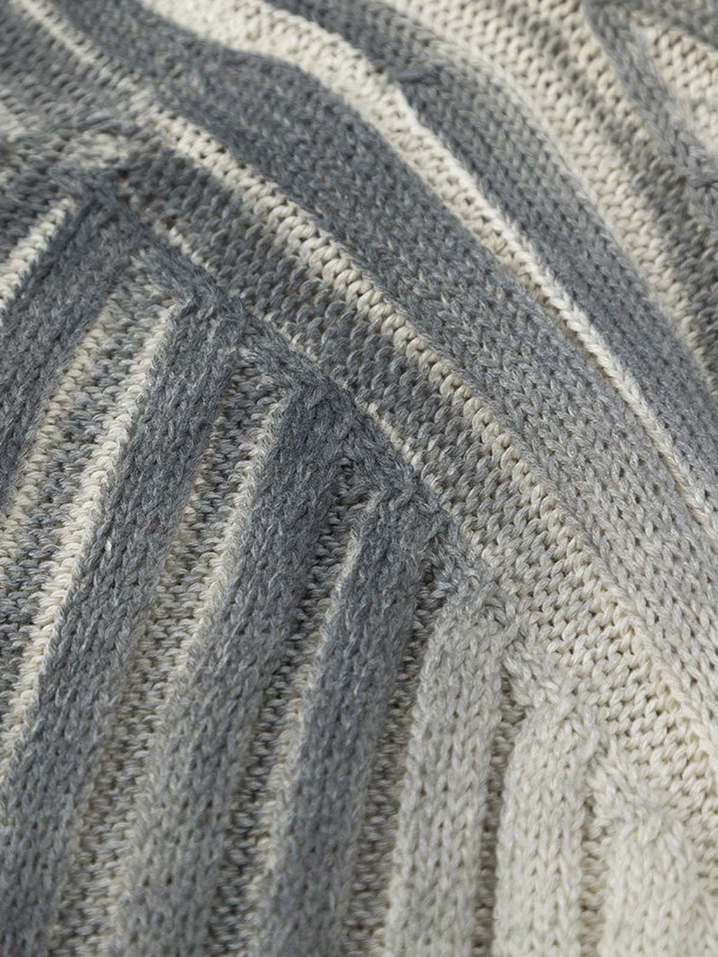 Retro Striped Spray Color Sweater