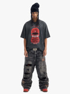 Red Balaclava Graphic T-Shirt