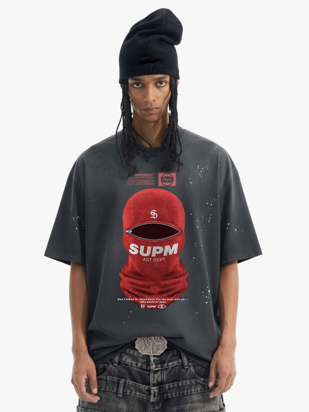 Red Balaclava Graphic T-Shirt