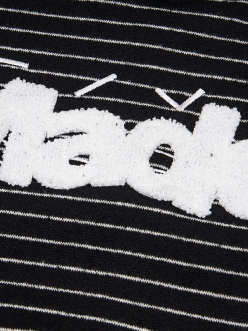 precipice Striped Terry Embroidery "Made" Hoodie