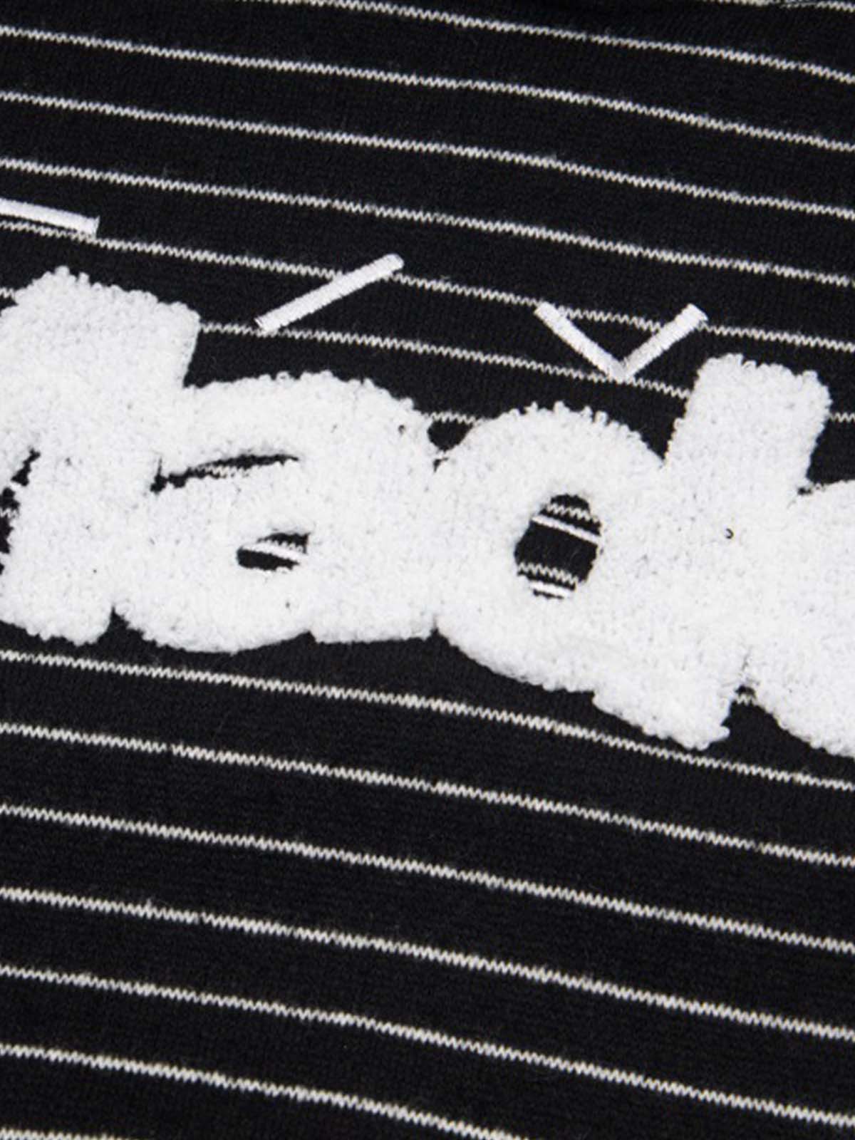 precipice Striped Terry Embroidery "Made" Hoodie
