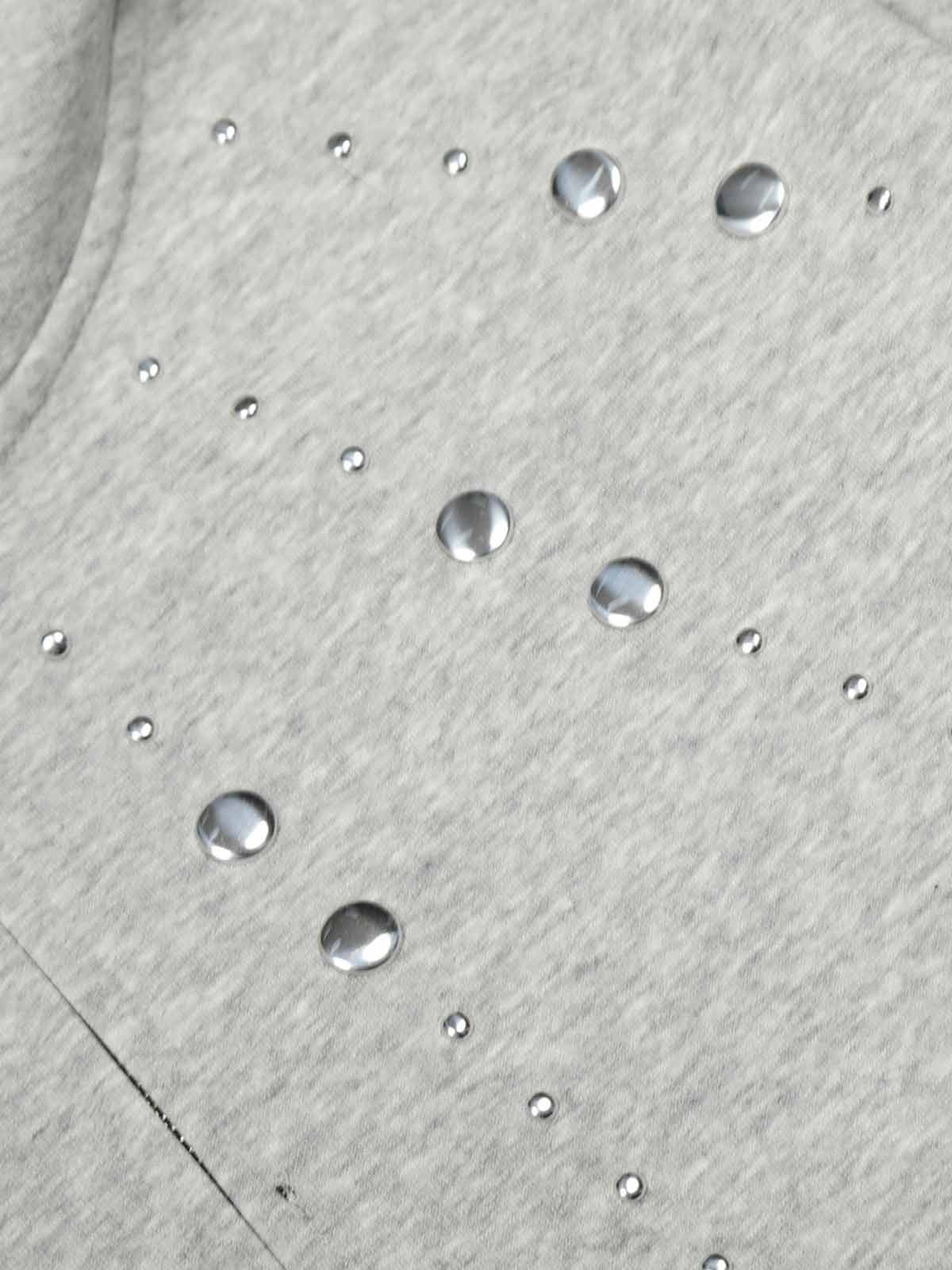 Cropped Metal Stud Zip Up Hoodie