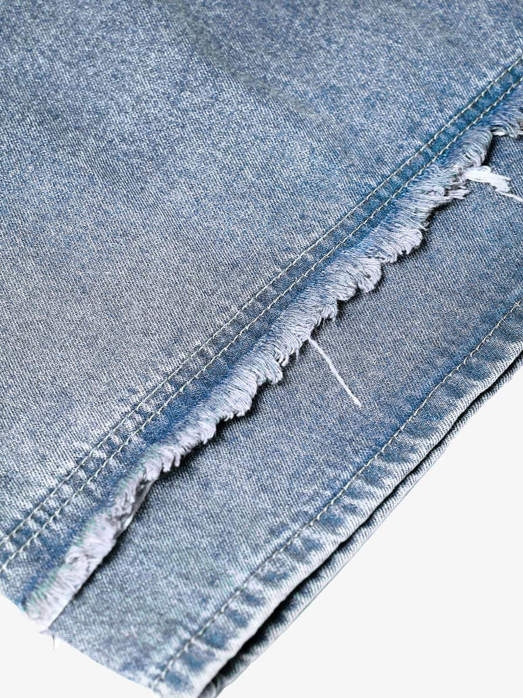 Theprecipice High Street Washed Distressed Denim Shorts - 2100