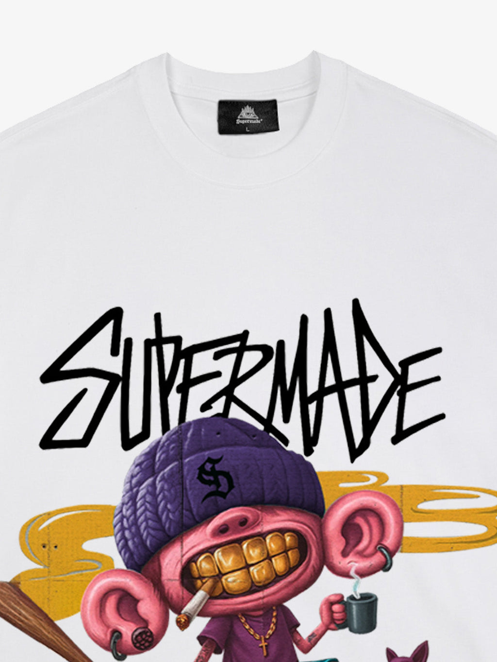 Theprecipice Cartoon Graffiti Trendy Weird Kid T-Shirt