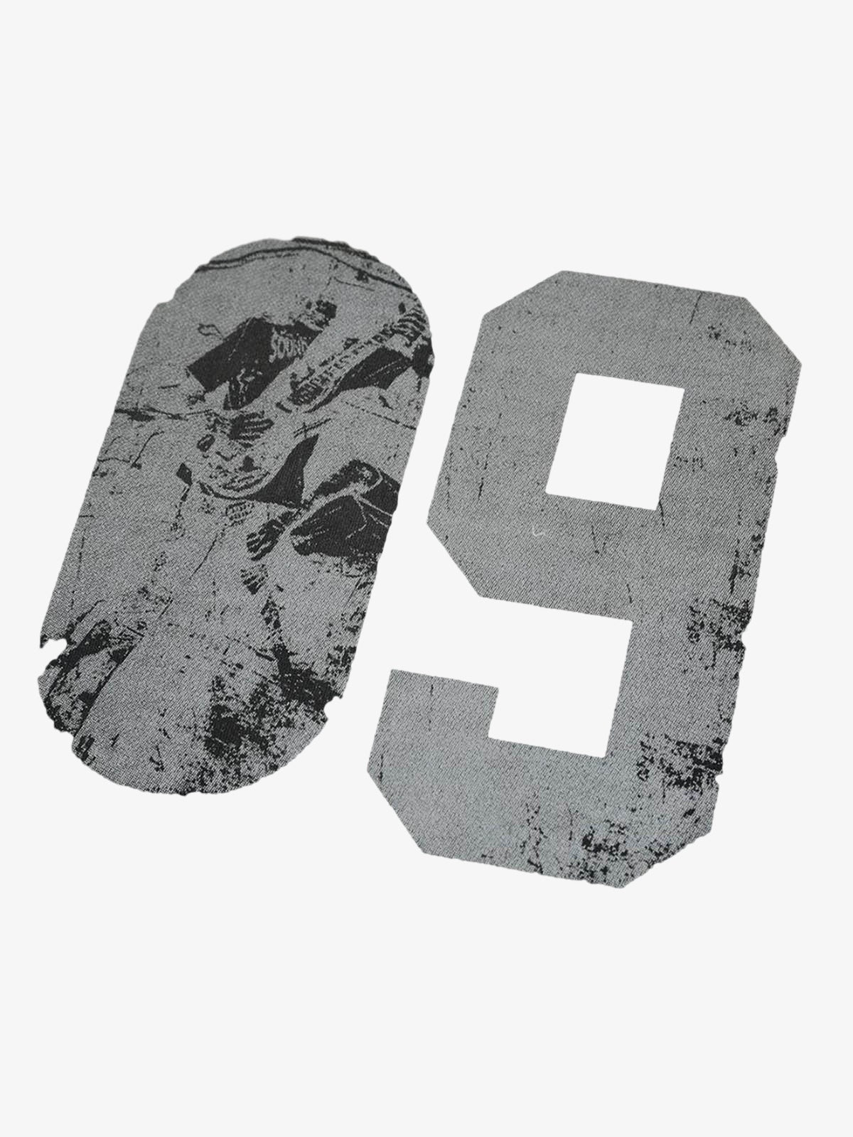 Distressed NO. 09 Long Sleeve T-Shirt