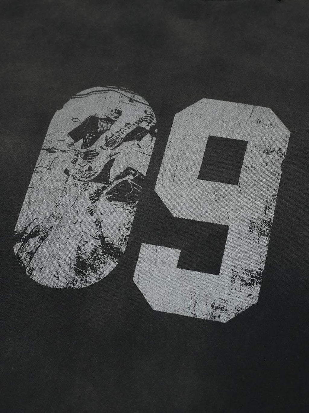 Distressed NO. 09 Long Sleeve T-Shirt