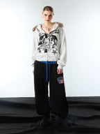 Vintage Paratrooper Layered Look Sweatpants - 2556