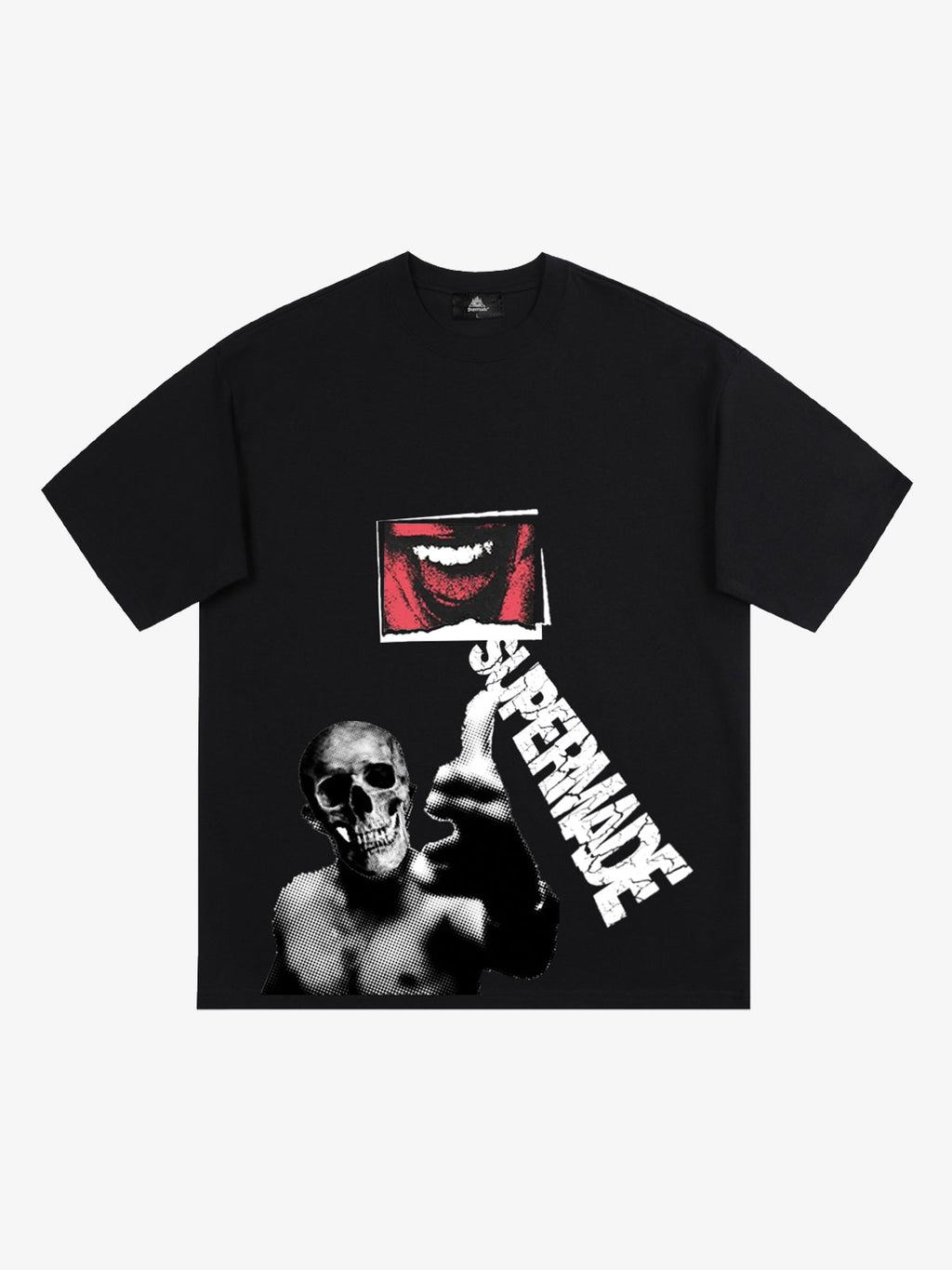 Skull Graphic Gothic Print T-Shirt