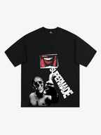 Skull Graphic Gothic Print T-Shirt
