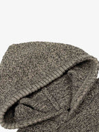 Relaxed Fit Knit Hooded Pullover Hoodie Sweater