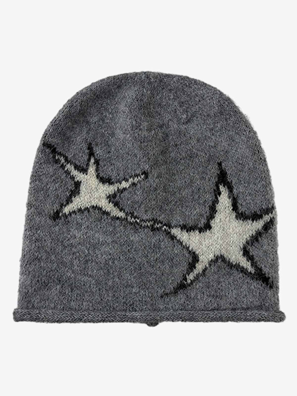 Star Pattern Knit Beanie