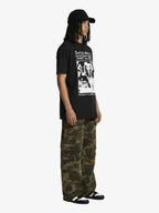 Vintage Washed Punk Graphic Print T-Shirt