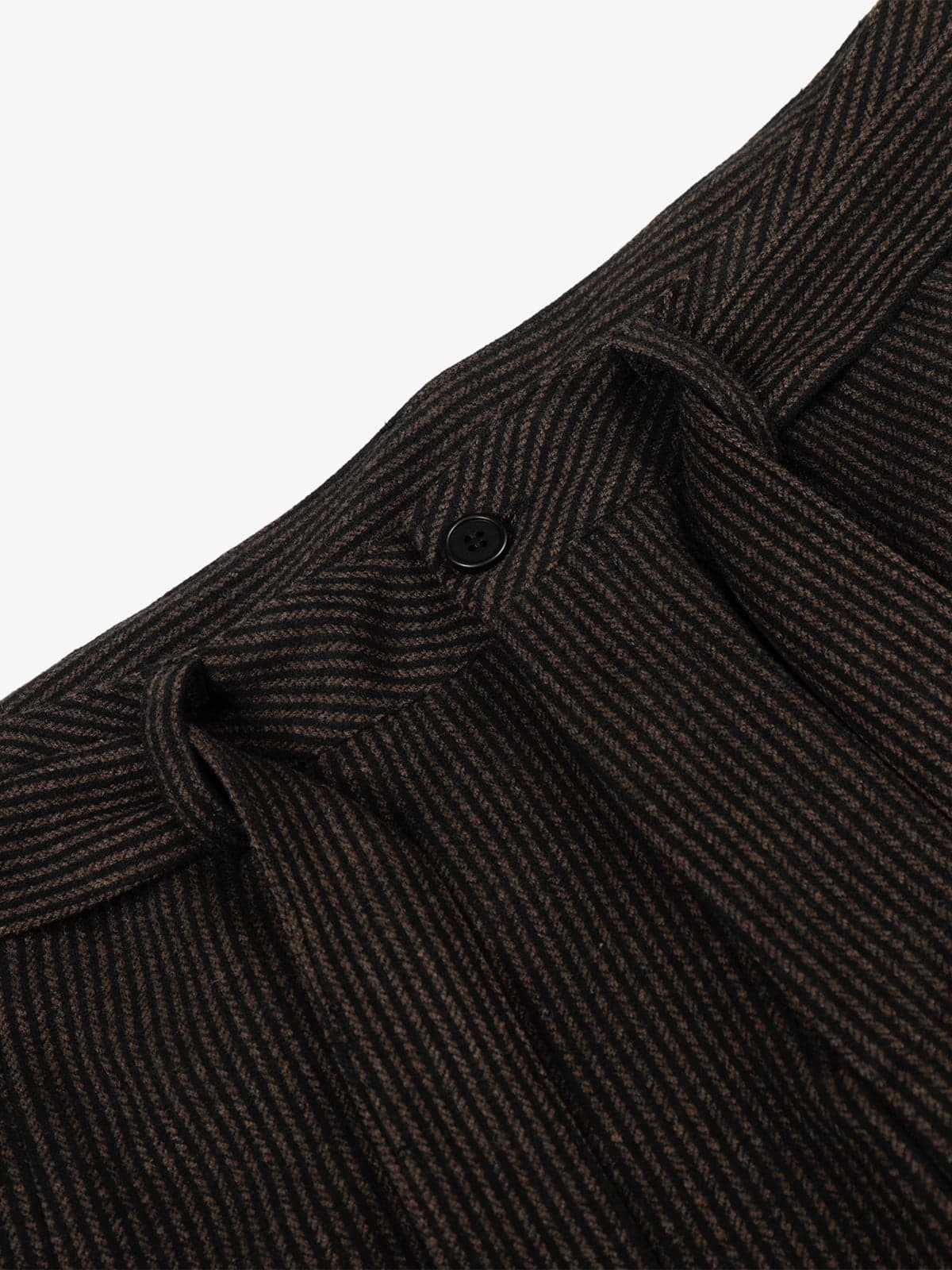 Vintage Corduroy Belted Pleated Baggy Pants