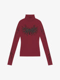 Dark Style Printed Slim Mesh Long Sleeves T-Shirt