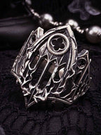 Gothic Armor Open Ring Adjustable