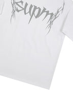 SUPM Gothic Sharp Letter Graphic T-Shirt
