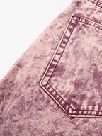 Purple Tie-Dye Finish Acid Wash Jeans