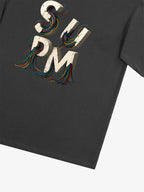 SPMD Letter Cable Graphic T-Shirt