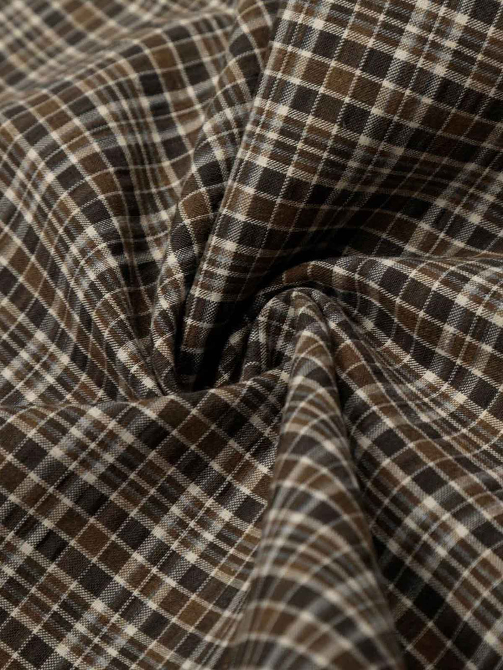 Vintage Plaid Pleated Wide Leg Pants