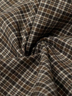 Vintage Plaid Pleated Wide Leg Pants