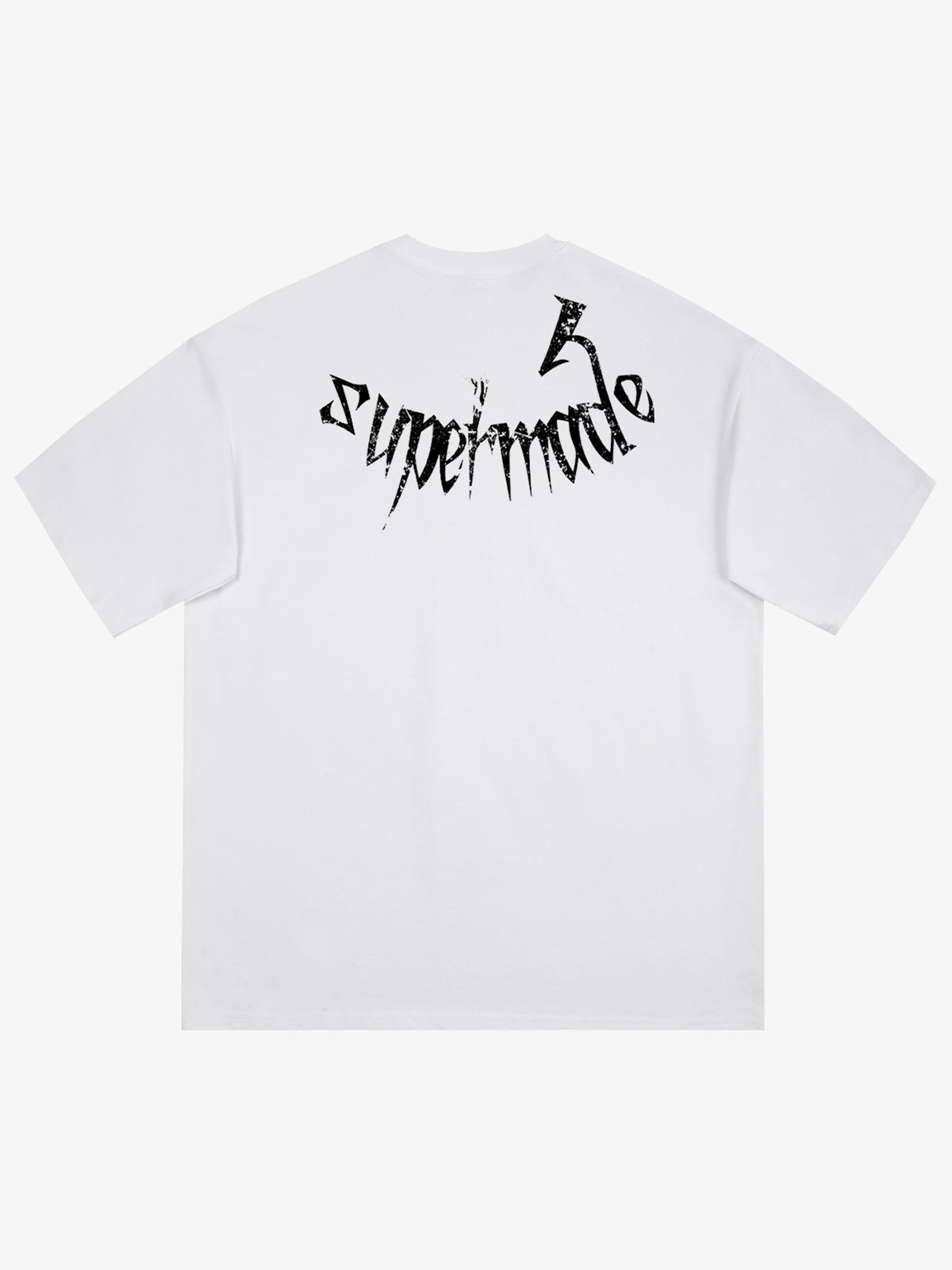 Gothic Skull Distressed Letter T-Shirt