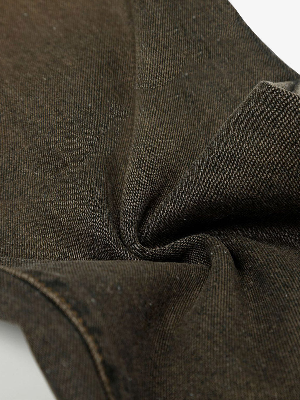 Washed Button Detail Wide Leg Pants